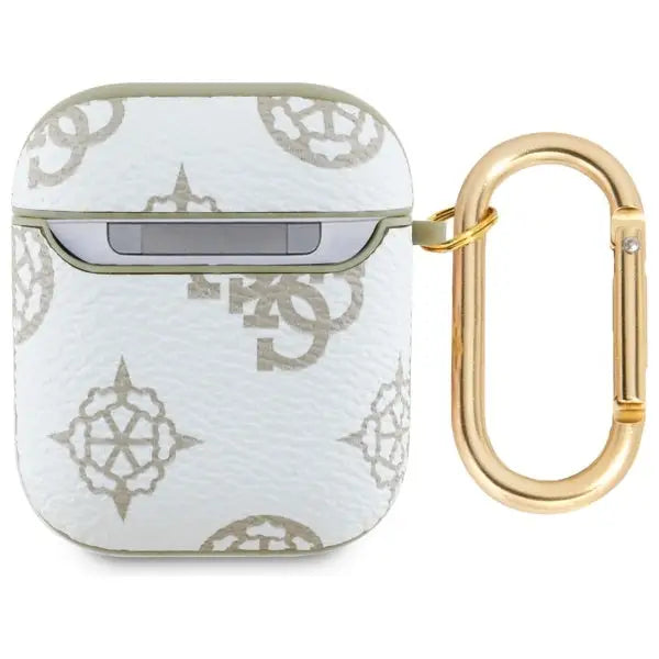 Guess GUA2PG4GPH AirPods 1/2 cover white/white 4G Hook - Cell phone cases and covers<<<HurtelXML