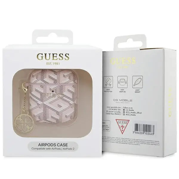 Guess GUA2PGCE4CP case for AirPods 1/2 - pink GCube Charm - Cell phone cases and covers<<<HurtelXML