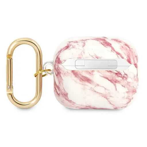 Guess GUA3HCHMAP AirPods 3 cover pink/pink Marble Strap Collection - Cell phone cases and covers<<<HurtelXML