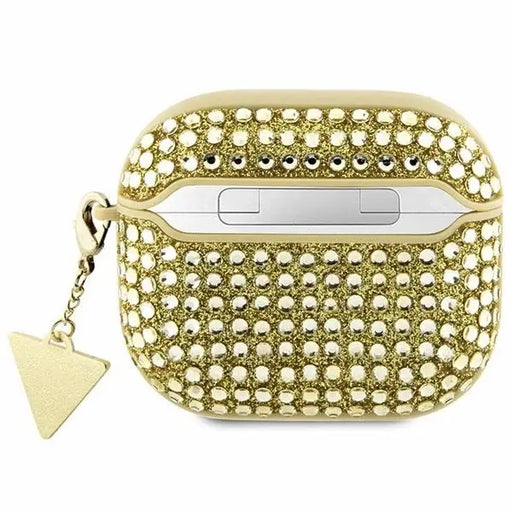 Guess GUA3HDGTPD AirPods 3 cover gold/gold Rhinestone Triangle Charm - Cell phone cases and covers<<<HurtelXML
