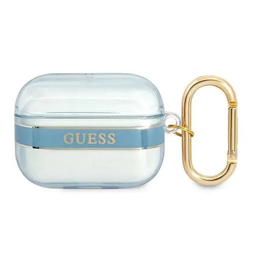 Guess GUAPHHTSB AirPods Pro cover blue/blue Strap Collection - Cell phone cases and covers<<<HurtelXML
