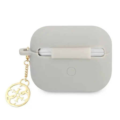 Guess GUAPLSC4EG AirPods Pro cover grey/grey Silicone Charm 4G Collection - Cell phone cases and covers<<<HurtelXML