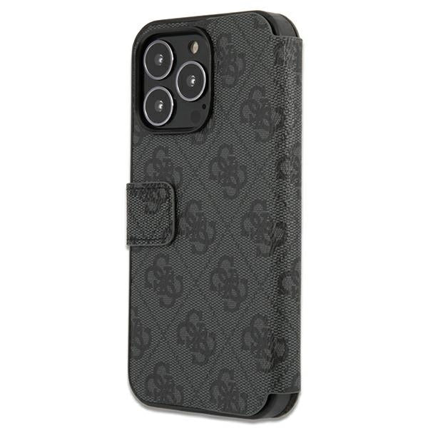 Guess GUBKP13L4GMGGR iPhone 13 Pro / 13 6.1’’ grey/grey book 4G Big Metal Logo - Cell phone cases and covers<<<HurtelXML