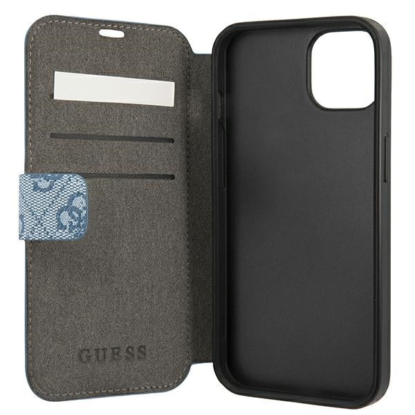Guess GUBKP13S4GDBL iPhone 13 mini 5.4’’ blue/blue book 4G Stripe - Cell phone cases and covers<<<HurtelXML
