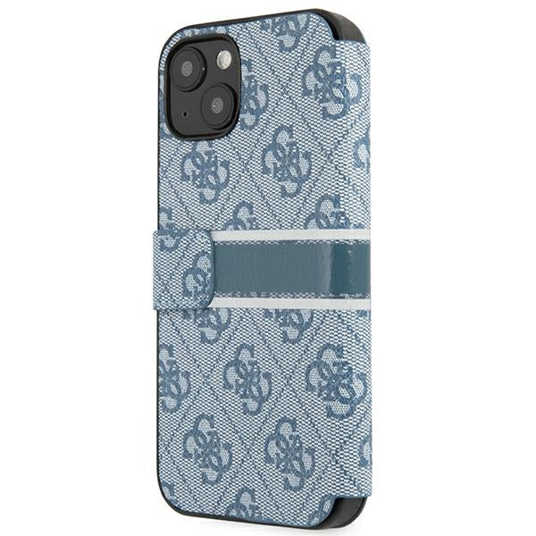 Guess GUBKP13S4GDBL iPhone 13 mini 5.4’’ blue/blue book 4G Stripe - Cell phone cases and covers<<<HurtelXML