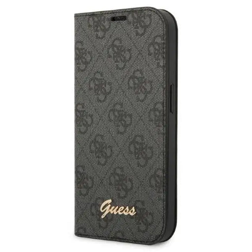 Guess GUBKP14LHG4SHK iPhone 14 Pro 6.1 ’black / black book 4G Vintage Gold Logo - Cell phone cases