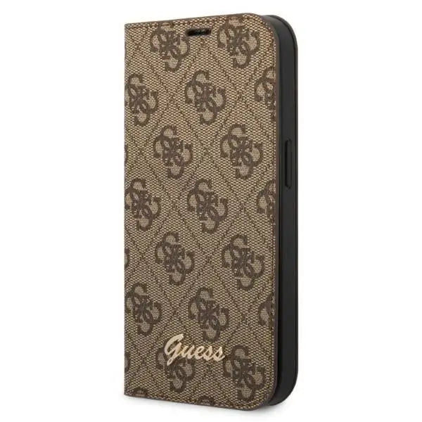 Guess GUBKP14MHG4SHW iPhone 14 Plus 6.7 ’brown / brown book 4G Vintage Gold Logo - Cell phone cases