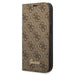 Guess GUBKP14MHG4SHW iPhone 14 Plus 6.7 ’brown / brown book 4G Vintage Gold Logo - Cell phone cases