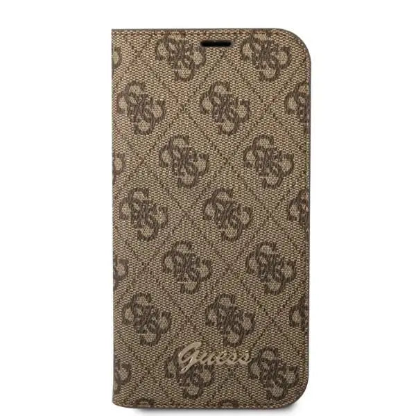 Guess GUBKP14MHG4SHW iPhone 14 Plus 6.7 ’brown / brown book 4G Vintage Gold Logo - Cell phone cases