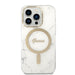 Guess GUBPP14LHMEACSH Case+ Charger Set iPhone 14 Pro 6.1’’ white/white hard case Marble MagSafe - Cell phone cases