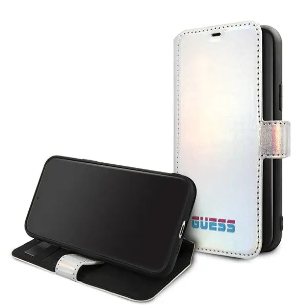 Guess GUFLBKN65BLD iPhone 11 Pro Max silver/silver book Iridescent - Cell phone cases and covers<<<HurtelXML