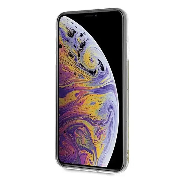 Guess GUHCI65GLCPI iPhone Xs Max różowy /pink hard case California Glow in the dark - Cell phone cases