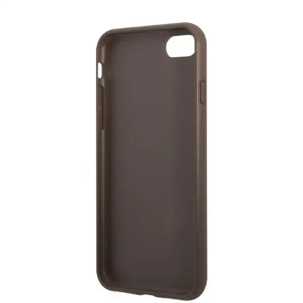Guess GUHCI84GMGBR iPhone 7/8/SE 2020/2022 brown/brown hardcase 4G Big Metal Logo - Cell phone cases