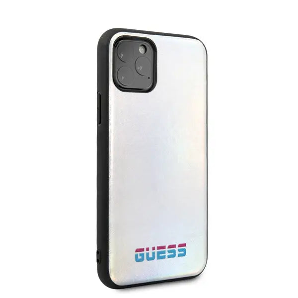 Guess GUHCN58BLD iPhone 11 Pro silver/silver hard case Iridescent - Cell phone cases and covers<<<HurtelXML