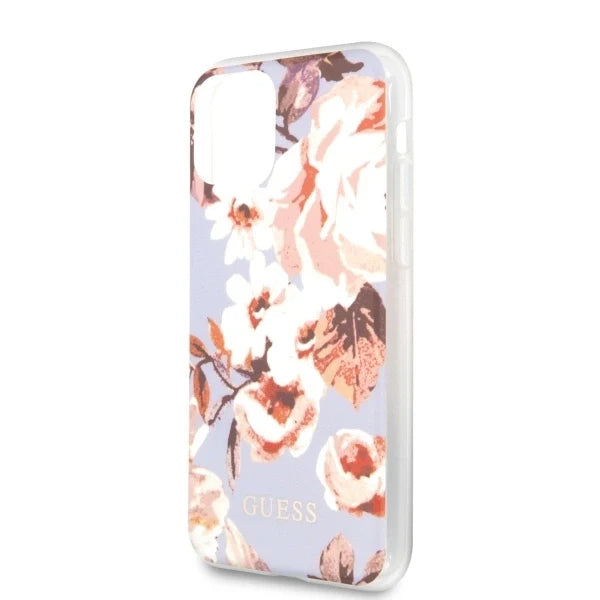 Guess GUHCN58IMLFL02 iPhone 11 Pro liliowy/lilac N°2 Flower Collection - Cell phone cases and covers<<<HurtelXML