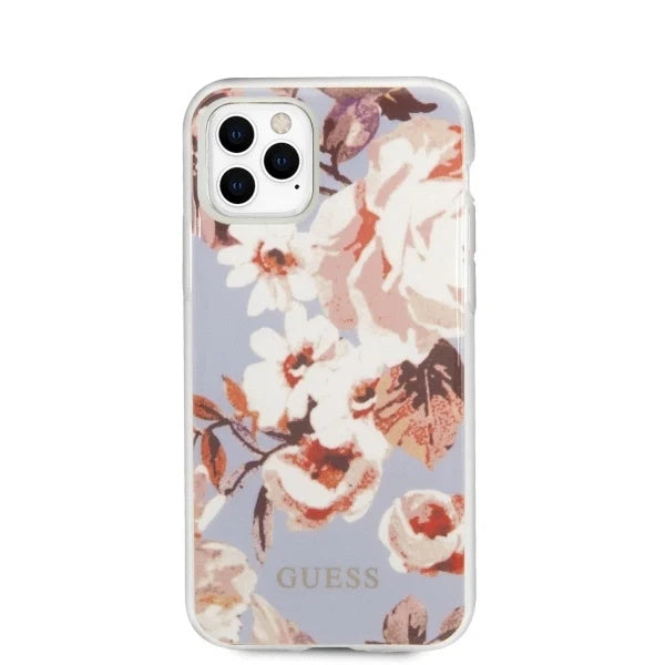 Guess GUHCN58IMLFL02 iPhone 11 Pro liliowy/lilac N°2 Flower Collection - Cell phone cases and covers<<<HurtelXML