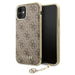 Guess GUHCN61GF4GBR iPhone 11 6.1’’ / Xr brown/brown hard case 4G Charms Collection - Cell phone cases