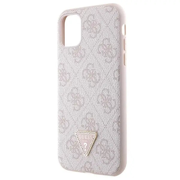 Guess GUHCN61P4TDSCPP Case for iPhone 11 / Xr - Pink Crossbody 4G Metal Logo - Cell phone cases and covers<<<HurtelXML