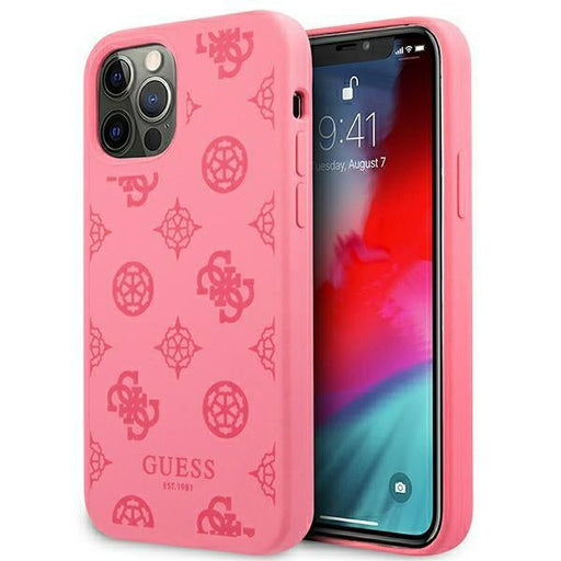 Guess GUHCP12LLSPEFU iPhone 12 Pro Max 6.7’’ fuchsia/fuchsia hard case Peony Collection - Cell phone cases
