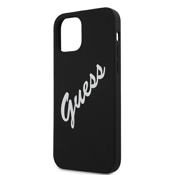 Guess GUHCP12LLSVSBW iPhone 12 Pro Max 6.7’’ black/white hardcase Silicone Vintage - Cell phone cases