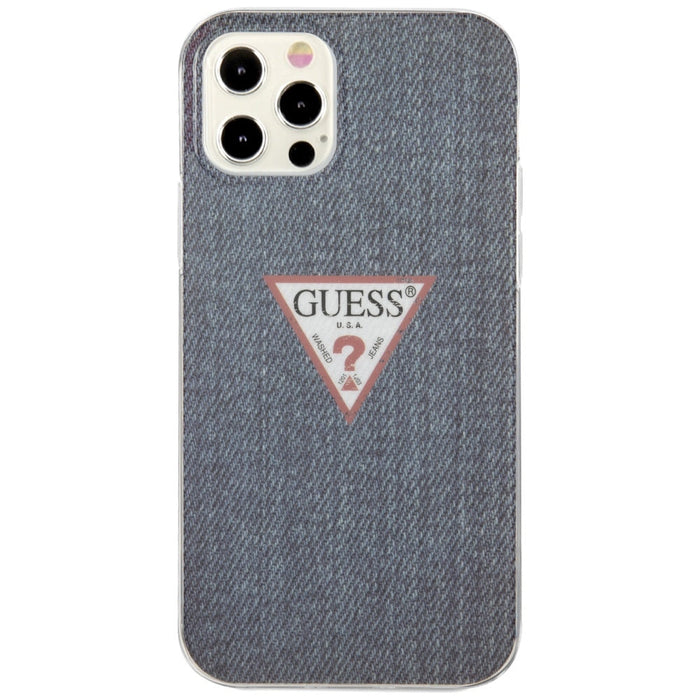 Guess GUHCP12LPCUJULDB iPhone 12 Pro Max 6.7’’ navy/dark blue hardcase Jeans Collection - Cell phone cases