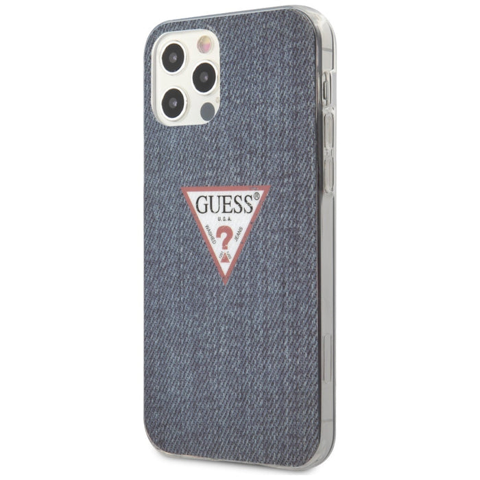 Guess GUHCP12LPCUJULDB iPhone 12 Pro Max 6.7’’ navy/dark blue hardcase Jeans Collection - Cell phone cases
