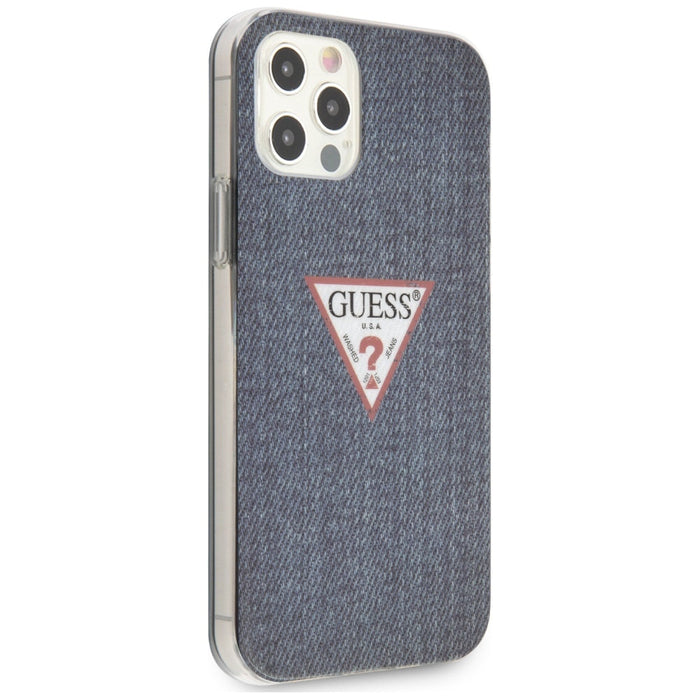 Guess GUHCP12LPCUJULDB iPhone 12 Pro Max 6.7’’ navy/dark blue hardcase Jeans Collection - Cell phone cases