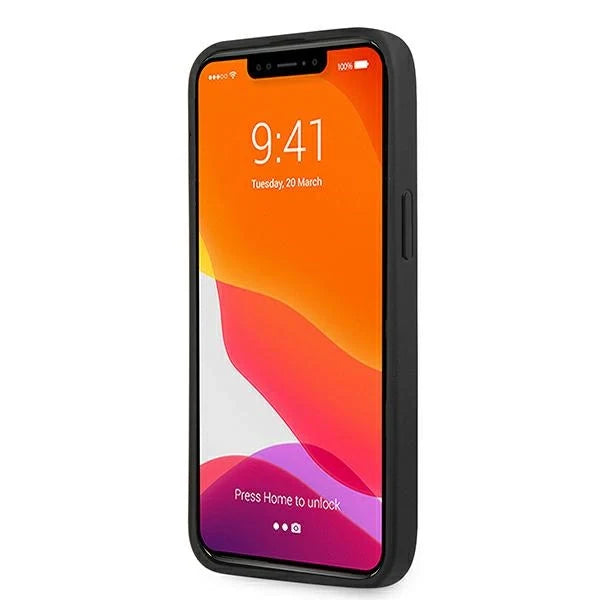 Guess GUHCP13L4GMRGR iPhone 13 Pro / 13 6.1’’ grey/grey hardcase 4G with ring stand - Cell phone cases