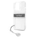 Guess GUHCP13LKB4GGR iPhone 13 Pro / 13 6,1’’ Transparent hardcase 4G Grey Strap Charm - Cell phone cases
