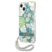Guess GUHCP13MHFLSN iPhone 13 6.1’’ green/green hardcase Flower Strap - Cell phone cases and covers<<<HurtelXML