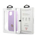 Guess GUHCP13MPS4MU iPhone 13 6.1’’ purple/purple hardcase Saffiano 4G Small Metal Logo - Cell phone cases