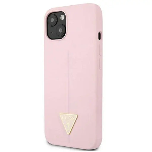 Guess GUHCP13MSLTGU iPhone 13 6.1’’ purple/purple hardcase Silicone Triangle - Cell phone cases and covers<<<HurtelXML