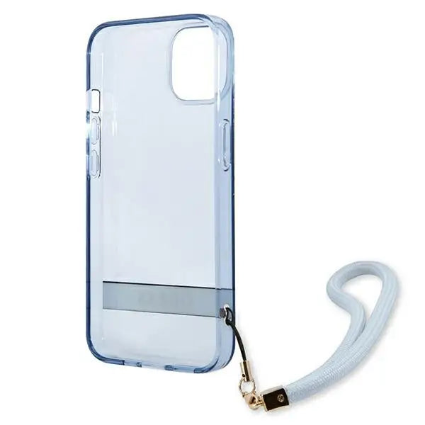 Guess GUHCP13SHTSGSB iPhone 13 mini 5,4 ’blue / blue hardcase Translucent Stap - Cell phone cases and covers<<<HurtelXML