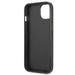Guess GUHCP13SPSATPK iPhone 13 mini 5,4 ’black / black hardcase SaffianoTriangle Logo Cardslot - Cell phone cases