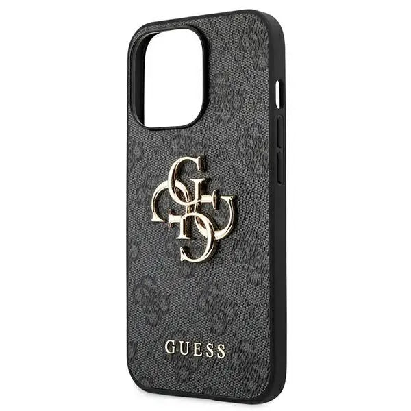 Guess GUHCP13X4GMGGR iPhone 13 Pro Max 6.7’’ grey/grey hardcase 4G Big Metal Logo - Cell phone cases