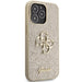 Guess GUHCP13XHG4SGD case for iPhone 13 Pro Max 6.7’’ - gold Glitter Script Big 4G - Cell phone cases