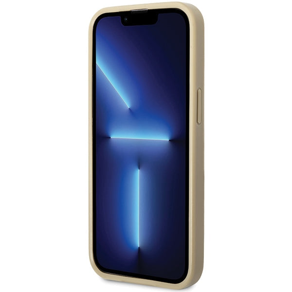 Guess GUHCP13XHG4SGD case for iPhone 13 Pro Max 6.7’’ - gold Glitter Script Big 4G - Cell phone cases