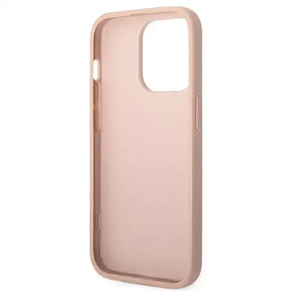 Guess GUHCP14LPSASBPI iPhone 14 Pro 6,1’’ różowy/pink Saffiano Strap - Cell phone cases and covers<<<HurtelXML