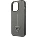 Guess GUHCP14LPSATLG iPhone 14 Pro 6.1 ’silver / silver hardcase SaffianoTriangle Logo - Cell phone cases