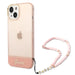 Guess GUHCP14MHGCOHP iPhone 14 Plus 6.7’’ pink/pink hardcase Translucent Pearl Strap - Cell phone cases