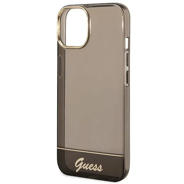 Guess GUHCP14MHGCOK iPhone 14 Plus 6.7 ’black / black hardcase Translucent - Cell phone cases and covers<<<HurtelXML