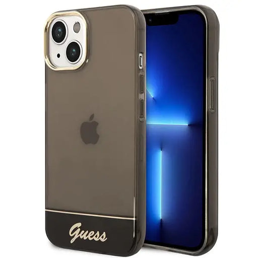 Guess GUHCP14MHGCOK iPhone 14 Plus 6.7 ’black / black hardcase Translucent - Cell phone cases and covers<<<HurtelXML