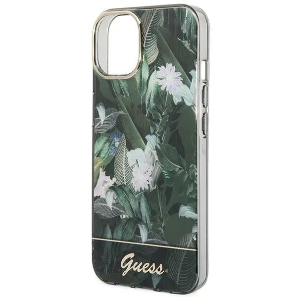 Guess GUHCP14MHGJGHA iPhone 14 Plus 6.7’’ green/green hardcase Jungle Collection - Cell phone cases