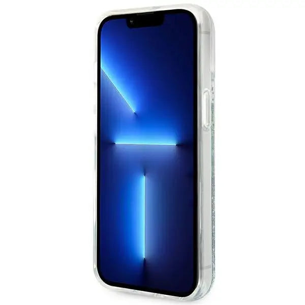 Guess GUHCP14MLFLSN iPhone 14 Plus 6.7 ’green / green hardcase Flower Liquid Glitter - Cell phone cases