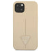 Guess GUHCP14MPSATLE iPhone 14 Plus 6.7’’ beige/beige hardcase SaffianoTriangle Logo - Cell phone cases