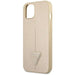 Guess GUHCP14MPSATLE iPhone 14 Plus 6.7’’ beige/beige hardcase SaffianoTriangle Logo - Cell phone cases
