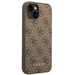 Guess GUHCP14SG4GFBR iPhone 14 6.1 ’brown / brown hard case 4G Metal Gold Logo - Cell phone cases and covers<<<HurtelXML
