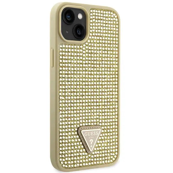 Guess GUHCP14SHDGTPD iPhone 14 6.1’’ gold/gold hardcase Rhinestone Triangle - Cell phone cases and covers<<<HurtelXML
