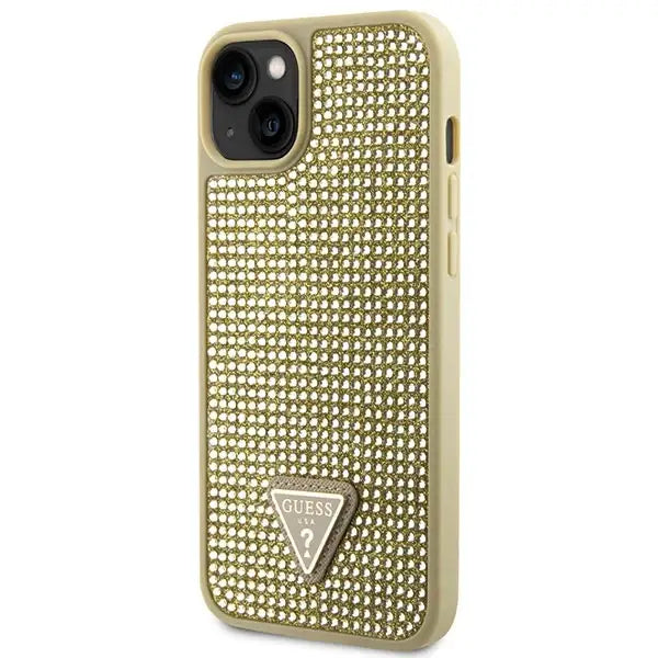 Guess GUHCP14SHDGTPD iPhone 14 6.1’’ gold/gold hardcase Rhinestone Triangle - Cell phone cases and covers<<<HurtelXML
