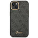 Guess GUHCP14SHG4SHK iPhone 14 6.1 ’black / black hard case 4G Vintage Gold Logo - Cell phone cases